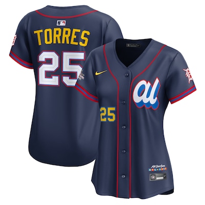 American League Nike 2025 All-Star Edition Limited Player Jersey - Navy - #25 Gleyber Torres (image for) American League Nike 2025 All-Star Edition Limited Player Jersey - Navy - #25 Gleyber Torres