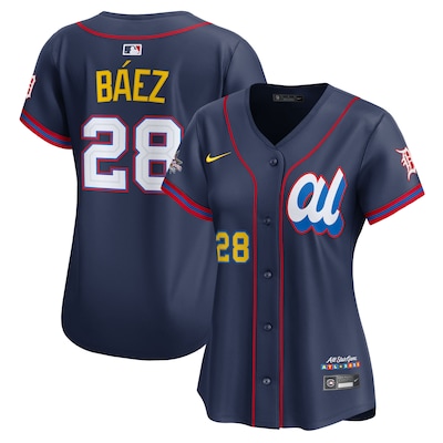 American League Nike 2025 All-Star Edition Limited Player Jersey - Navy - #28 Javier Baez (image for) American League Nike 2025 All-Star Edition Limited Player Jersey - Navy - #28 Javier Baez