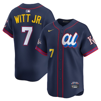 (image for) American League Nike 2025 All-Star Edition Limited Player Jersey - Navy - #7 Bobby Witt Jr. 