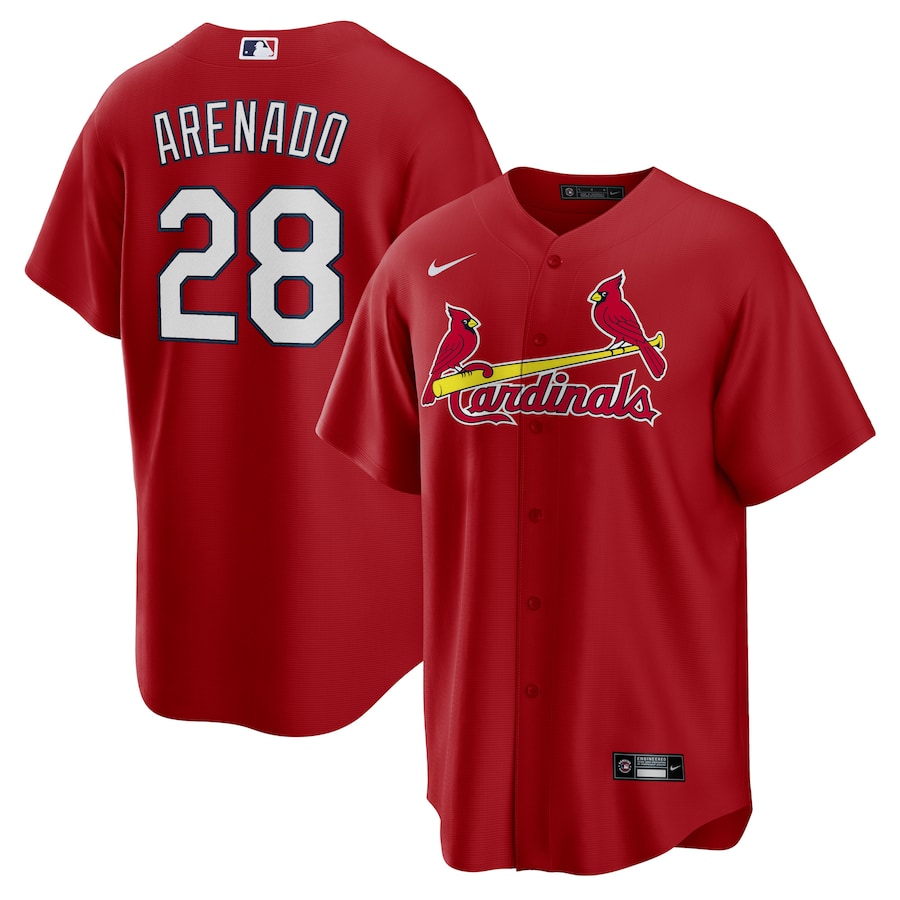 St. Louis Cardinals Custom & Players Jersey - MLBSTL007 (image for) St. Louis Cardinals Custom & Players Jersey - MLBSTL007